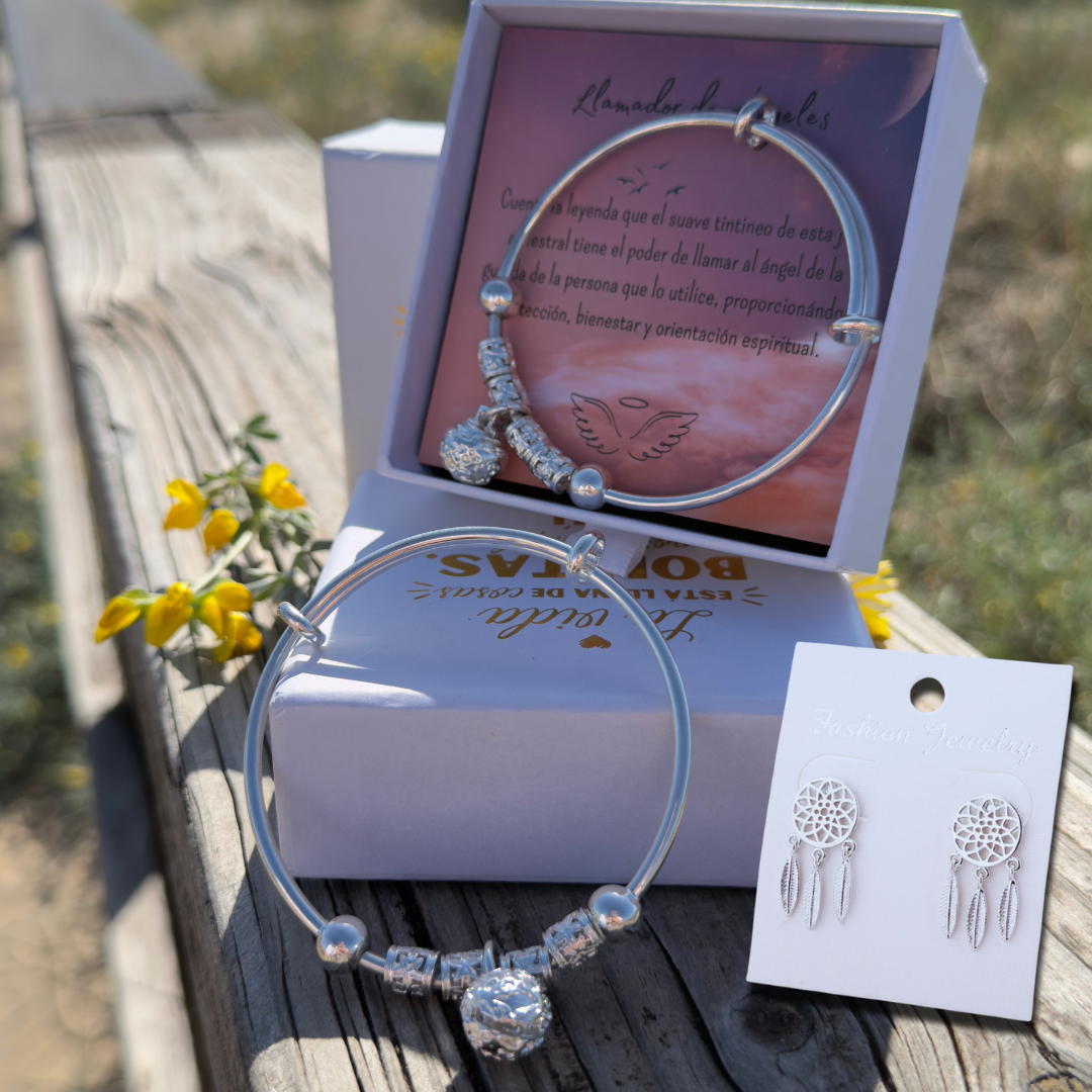 🎁(Pack 2 Pulseras) “Llamador de Ángeles” – Incluye Regalo