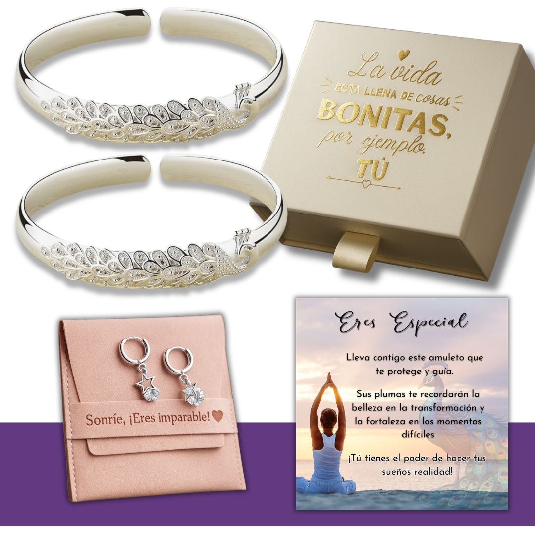 🎁(Pack 2 Brazaletes) “Elegancia Real” – Incluye Regalo