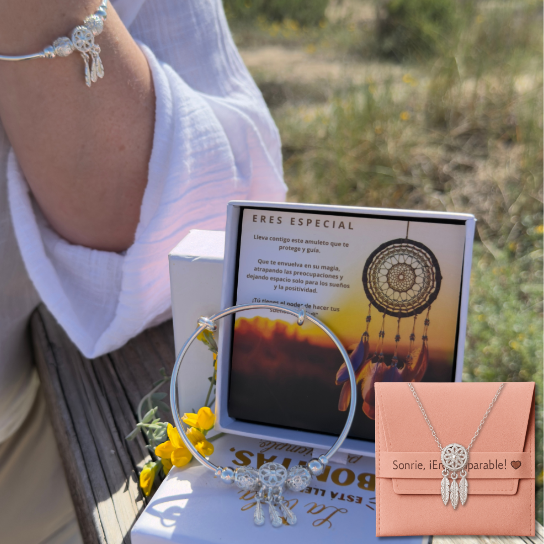🎁(Pack 2 Pulseras) “Atrapasueños” – Incluye Regalo