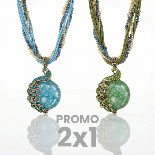 (PACK 2 COLLARES) “ESSENCIA REAL”